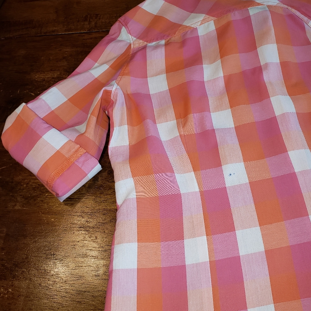 Vans Collared Plaid Button Down Top - image 4